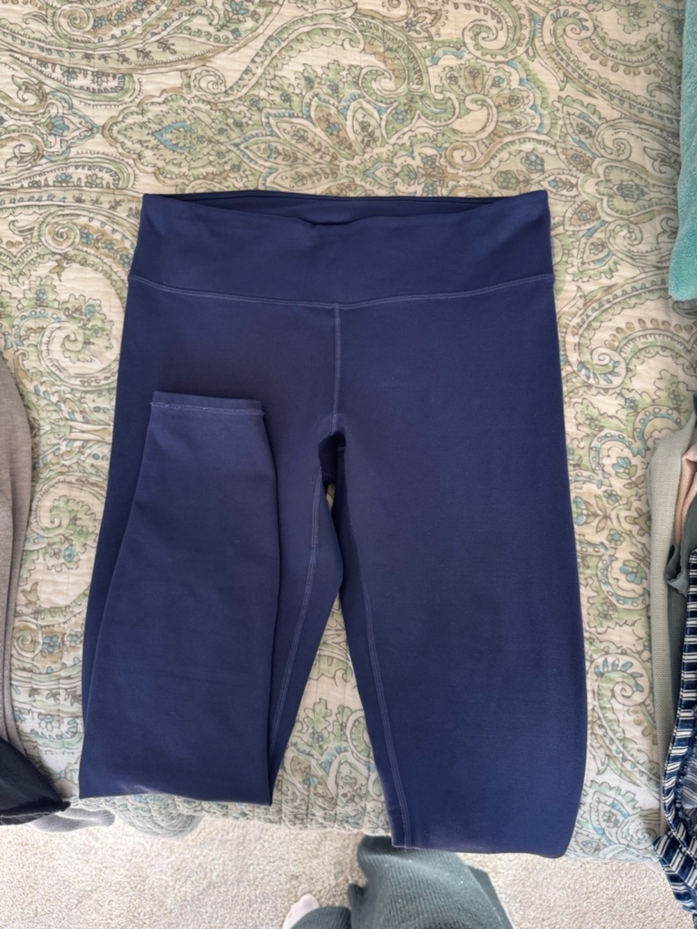 Fabletics Navy High-Waist Leggings Powerhold 7/8